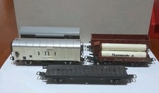 Treno trenino elettrico LIMA - Lotto stock 5 vagoni merci (Scala 1:87 HO)