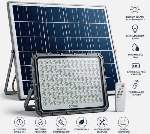 Faro led solare - 320,