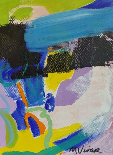Mona vivar 12x9 arte acrilica - vivar,