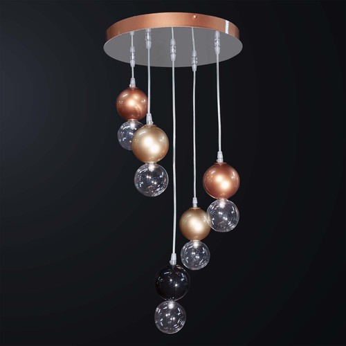 Lampadario moderno vetro - in,
