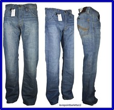 Jeans Lee Dillon da uomo a zampa gamba larga svasato pantaloni bootcut denim w31