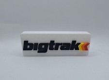 Insegna logo Big Trak giocattolo anni 80 mensola scrivania decorazione artistica