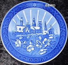 2008 ROYAL COPENHAGEN PIATTO DI NATALE OTTIMO 1° SCELTA Bing Grondahl