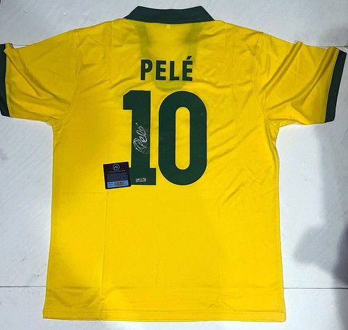 Maglia pelé autografata con - pelé,