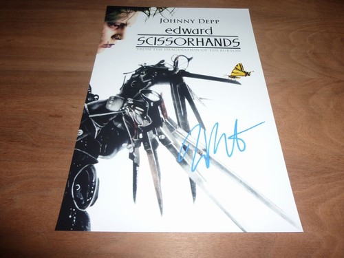 Tim burton signed 12x8 - burton, photo