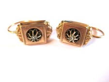 Antico orecchini oro 585 con - oro,