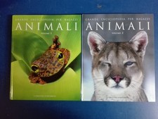 GRANDE ENCICLOPEDIA PER RAGAZZI ANIMALI volumi 1 e 2 biblioteca di Repubblica