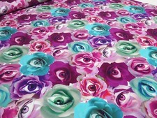 Tessuto cotone jersey rose