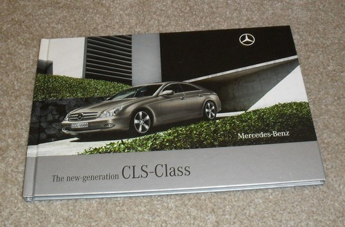 Brochure rigida mercedes cls - brochure,
