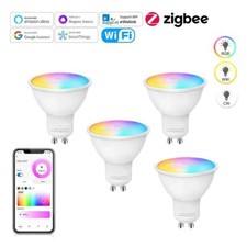 GU10 Smart Light Lampadina LED WiFi Dimmerabile Alexa Google App Control 5W RGB Colourfu