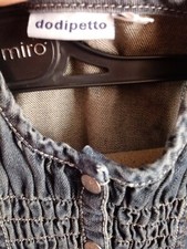DODIPETTO ABITO JEANS USATO TG. 2/3 ANNI in buonissimo stato 100% COTONE lava