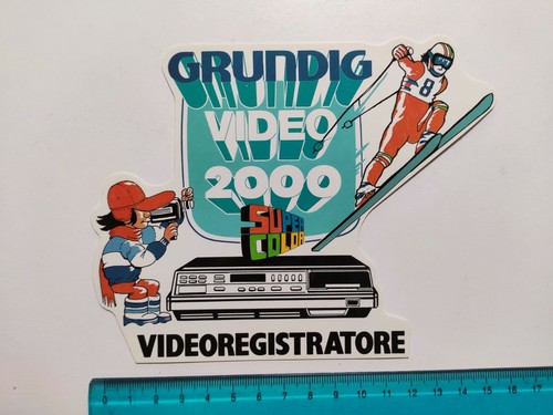 Adesivo grundig video - adesivo,