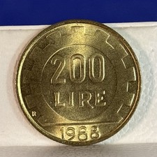 200 LIRE 1988 REPUBBLICA