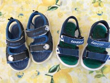 Lotto sandali bimbo Lotto Kids n. 24 e 27 con strappo