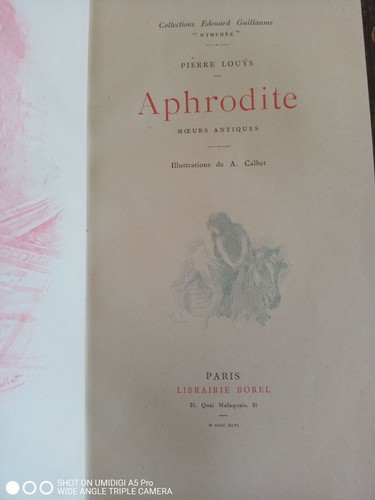 Pierre louys aphodite - -,