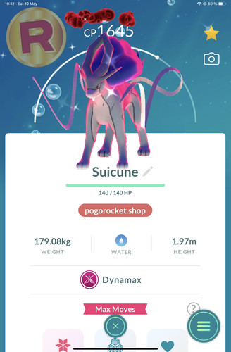 Shiny dmax suicune dynamax - shiny,