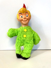 VINTAGE PELUCHES FRANCE Ajena Peter Pan 26 cm GIOCATTOLO PUPAZZO ANNI '80