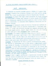 1944 COSENZA Michele CIFARELLI sollecita unitÃ  antifascisti per COSTITUENTE