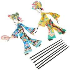  Kit per teatro delle marionette delle ombre 2 pezzi - Figure tradizionali
