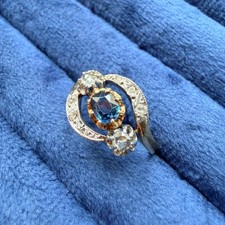 Anello antico tourbillon in
