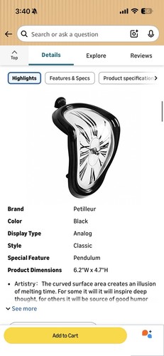 Orologio fusione salvador - orologio,