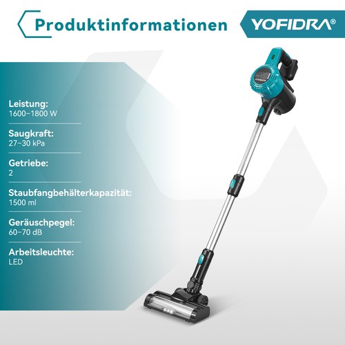 Aspirapolvere batteria 1500 - aspirapolvere,