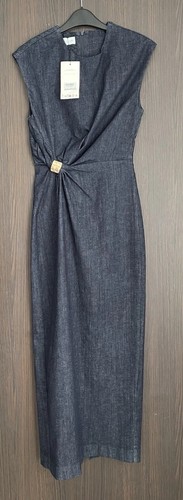 Abito denim zara blu navy - abito,