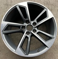 1 CERCHIO IN LEGA ORIGINALE 18" AUDI A4 8W 8W0601025J 8x18 ET40 RUOTA LIBERA