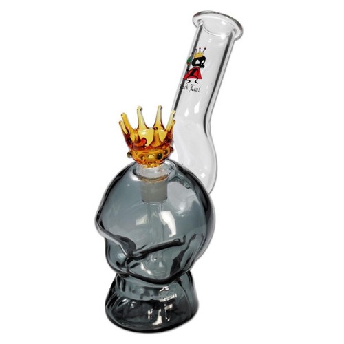 Pipa vetro black - black, leaf