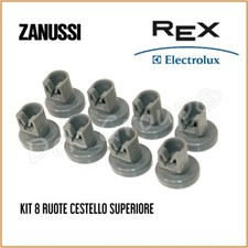 Kit 8 Ruote Cesto Cestello Superiore REX ELECTROLUX Lavastoviglie 50286967000