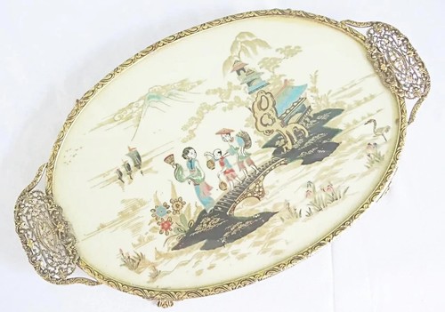 Vintage dressing table tray - vintage,