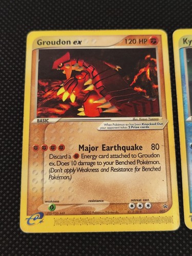 Groudon nintendo black - groudon, ex