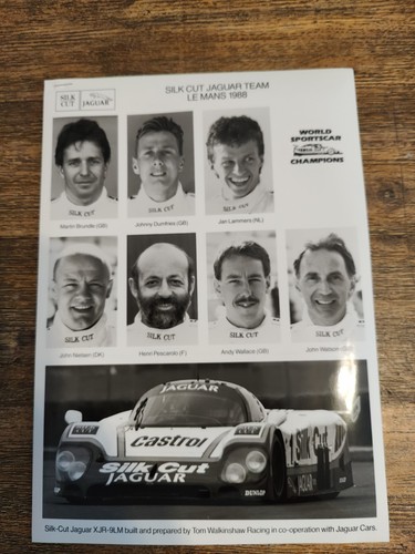 Silk cut jaguar mans 1988 - silk,