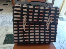 Borsa Coca-cola Vintage Ottima Intrecciata Misura Più O Meno 40-30 Cm