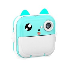 Fotocamera Istantanea per Bambini Mini Blu HD Video e Foto Stampante Termica