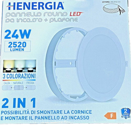 Spot led faretto pannello - led, 24w