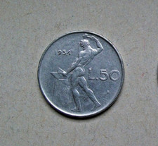 1954 50 LIRE VULCANO