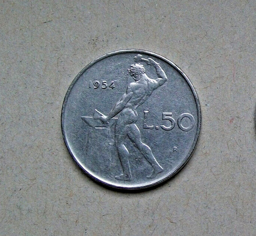 1954 lire vulcano - lire,