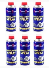 6 PZ SPRAY OLIO LUBRIFICANTE