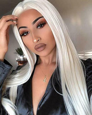 Parrucca Sintetica Bianca