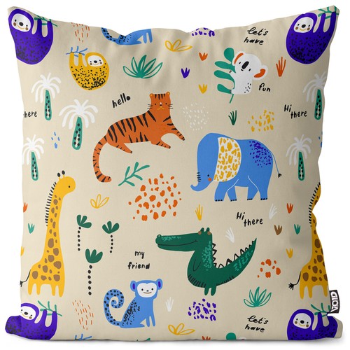 Federa cuscino bambini safari