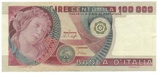 100000 lire banca italia - lire,