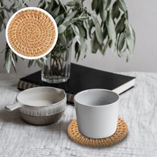  6 Pcs Sottopiatti Rattan