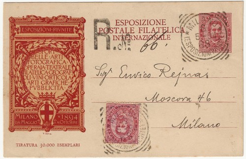 Regno cartolina 10 c - -,