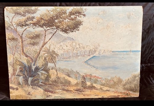 Menton antico dipinto - menton, ad