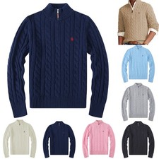 Maglione Uomo con Mezza Zip