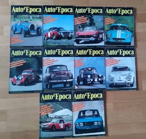 Rivista auto epoca annata - d'epoca,