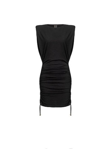Abito donna pinko nero cotone - donna,