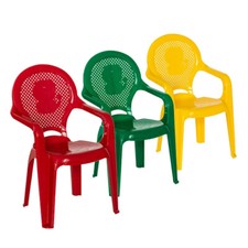 SEDIA IMPILABILE CON BRACCIOLI PER BAMBINI