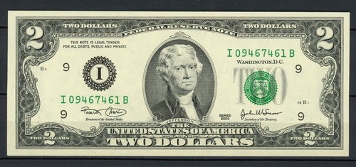 Usa banconota 2 collari - banconota,
